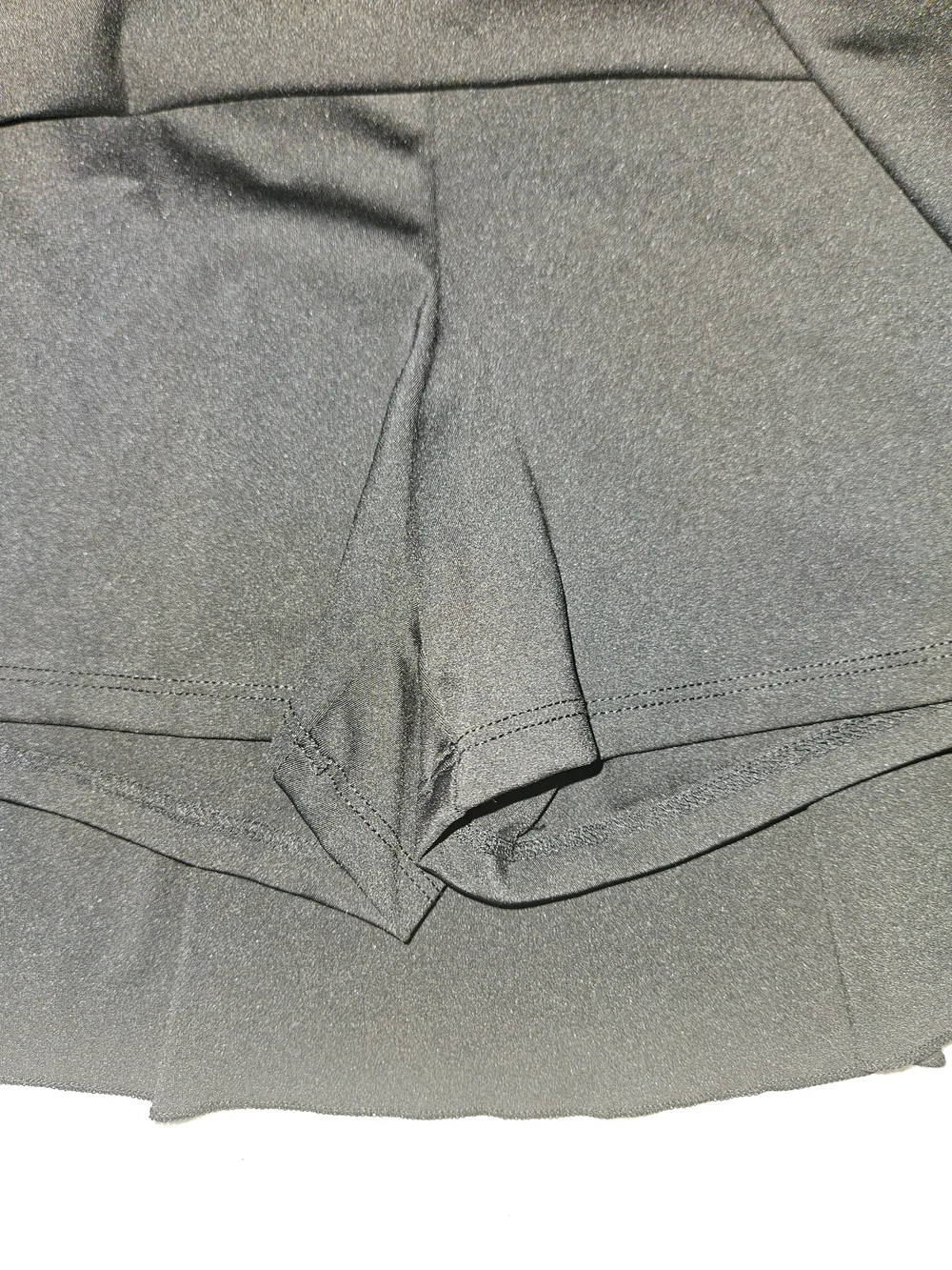 art class Black Flared Skort with Subtle Waist Trim